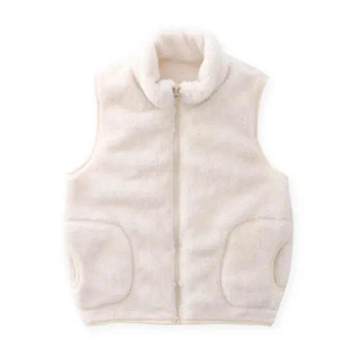 3-18 Years Boys Girls Children Outerwear Vest Fall Winter Thermal Boys Girls Sleeveless Polar Fleece Warm Thick Kids Vest