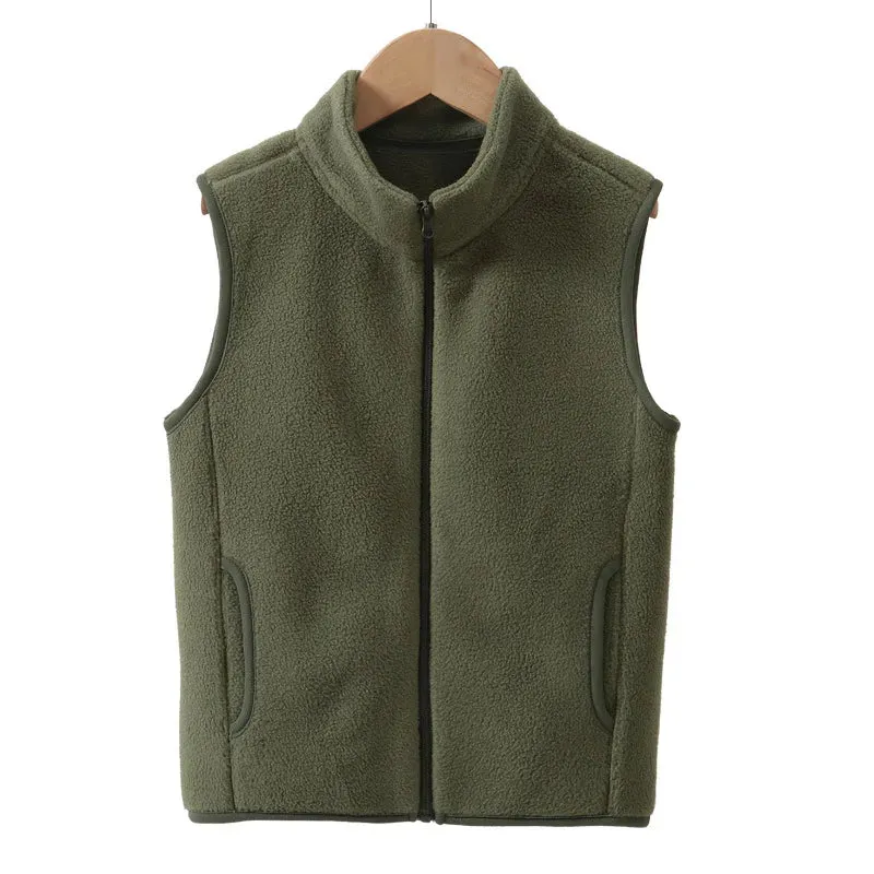 3-18 Years Boys Girls Children Outerwear Vest Fall Winter Thermal Boys Girls Sleeveless Polar Fleece Warm Thick Kids Vest