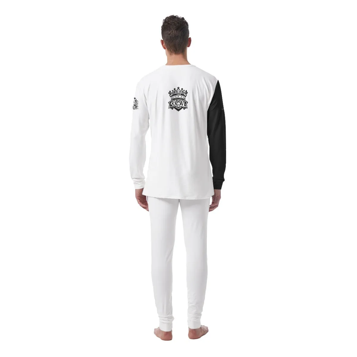 All-Over Print Men's Pajamas lion Podcaster