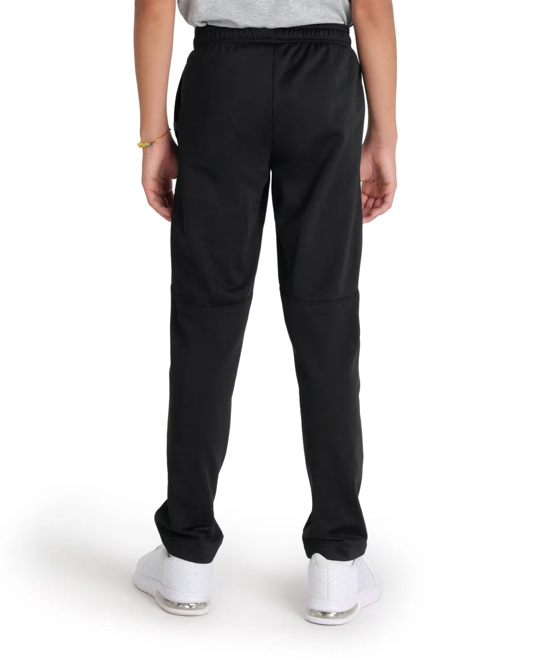 Arena Team Junior Solid Knit Poly Track Pants - Black