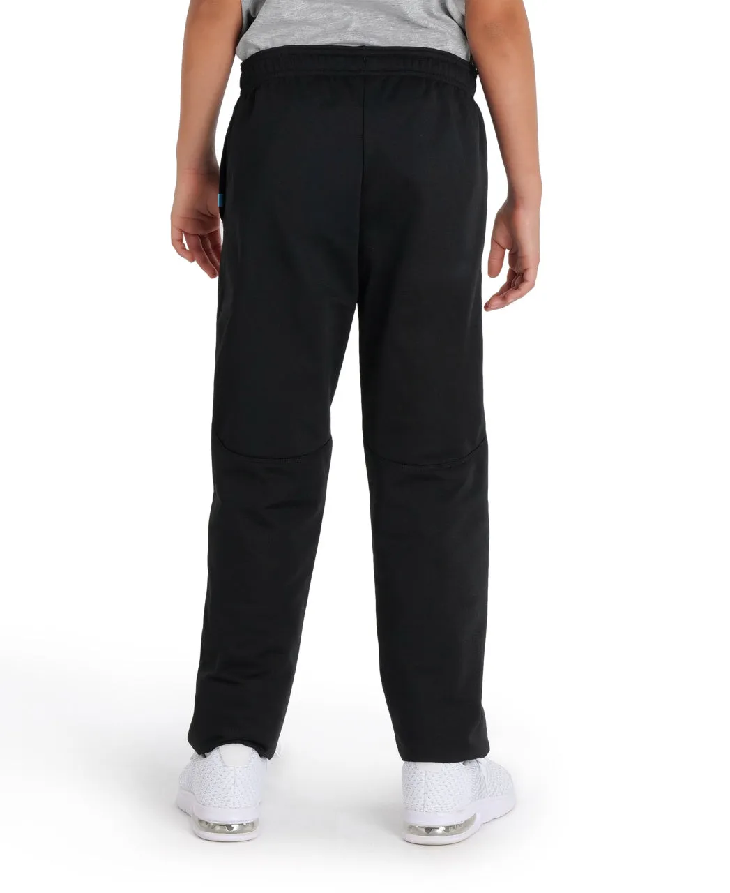 Arena Team Junior Solid Knit Poly Track Pants - Black