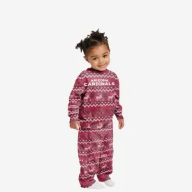 Arizona Cardinals Toddler Ugly Pattern Family Holiday Pajamas