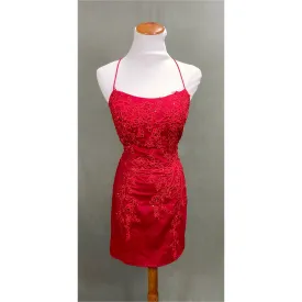 B. Darlin red dress, size 5/6