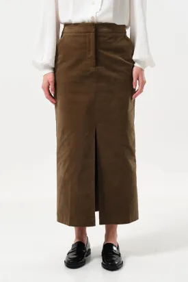 Balthazar Babycord Mole Midi Pencil Skirt
