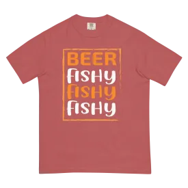 Beer Fishy Unisex  Heavyweight T-shirt
