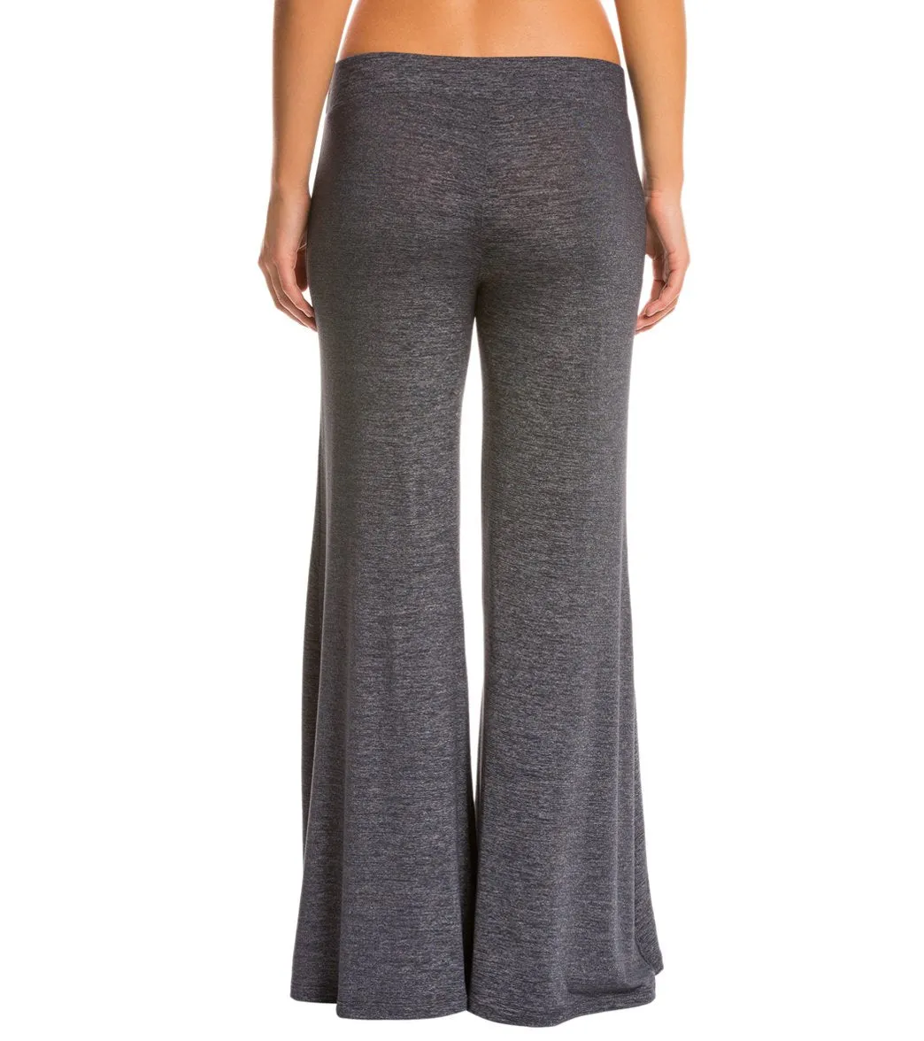 Beyond Yoga Cloud Heather Ankle-Tie Yoga Flare Pants
