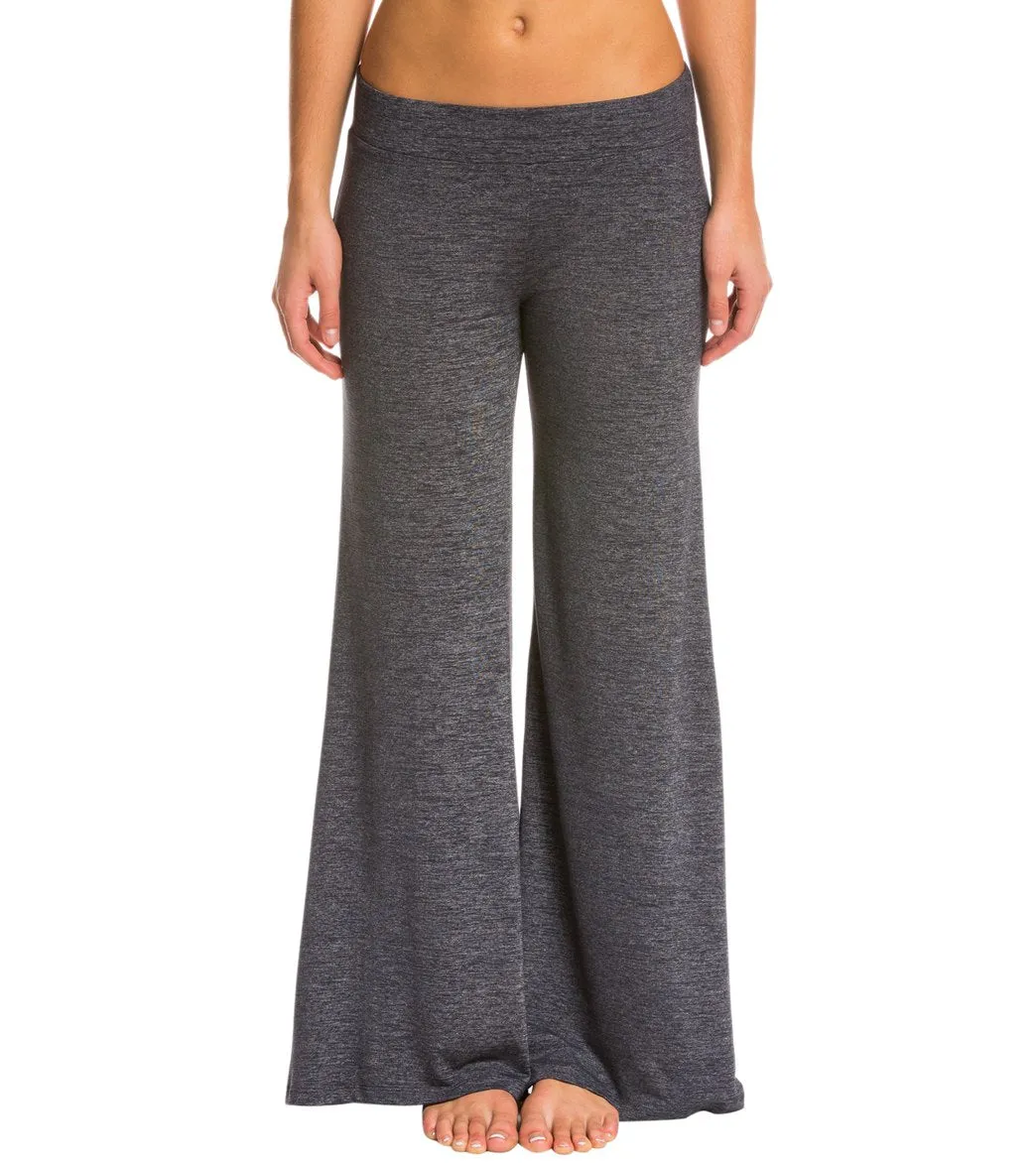 Beyond Yoga Cloud Heather Ankle-Tie Yoga Flare Pants