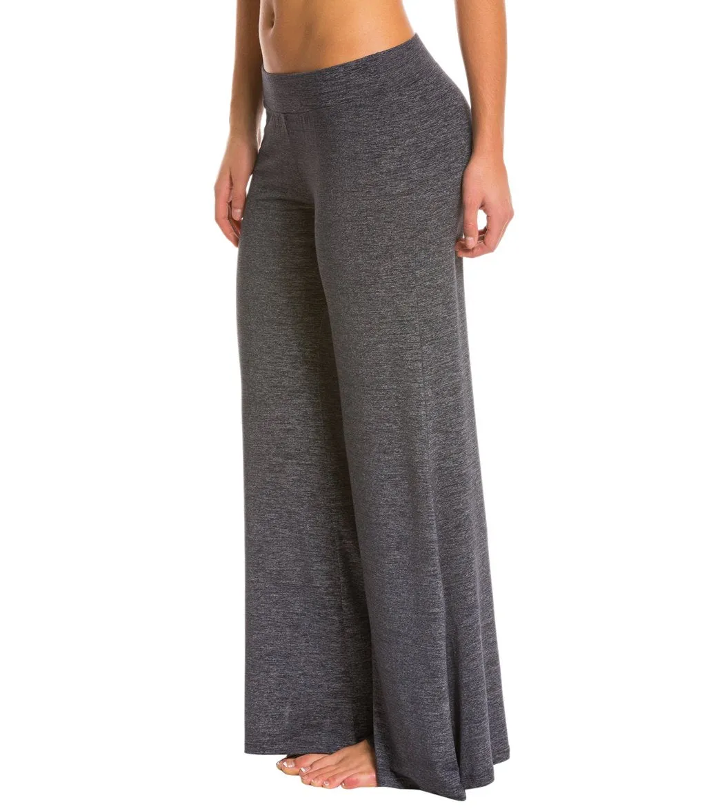 Beyond Yoga Cloud Heather Ankle-Tie Yoga Flare Pants