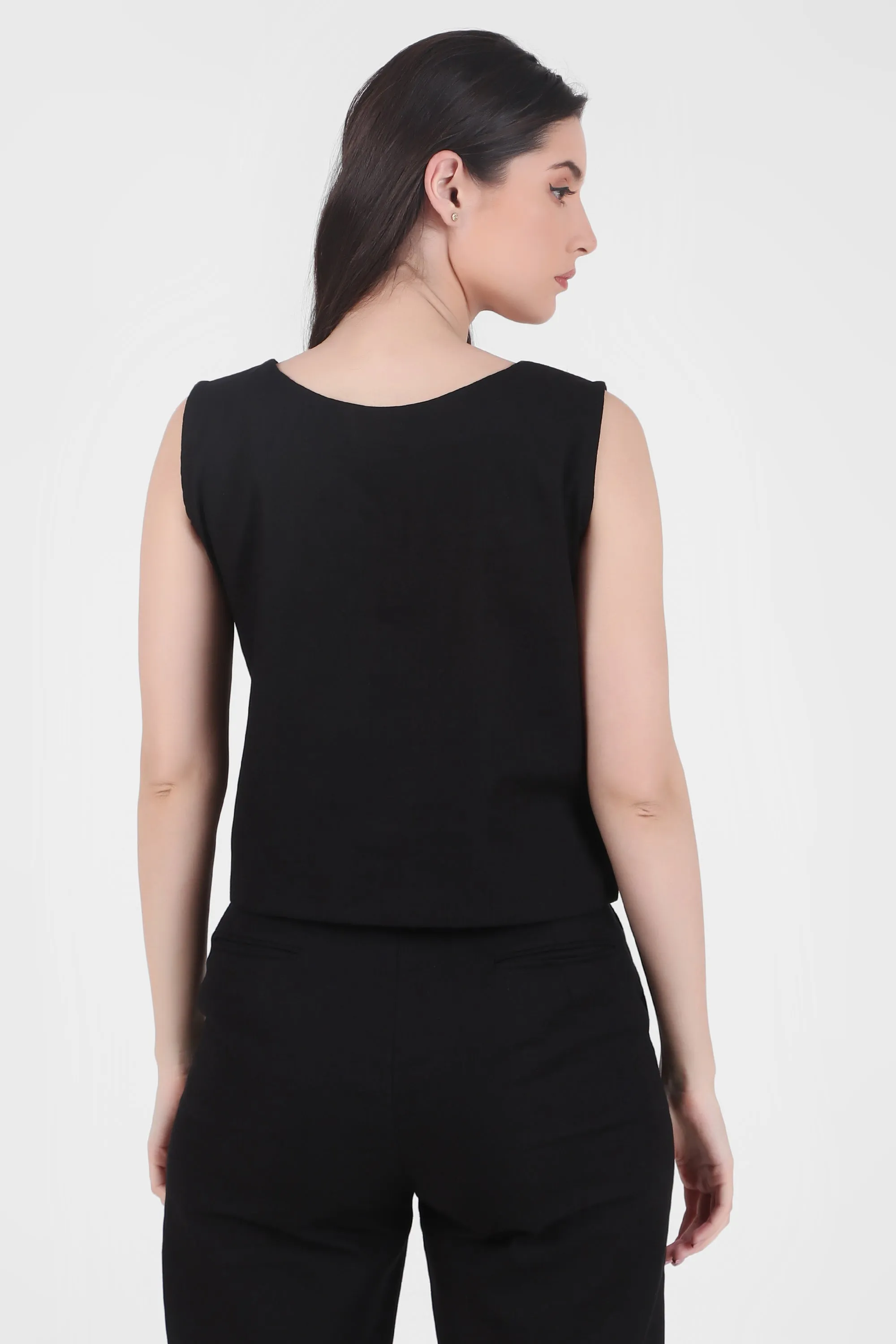 Black Bliss Linen Co-ord Set