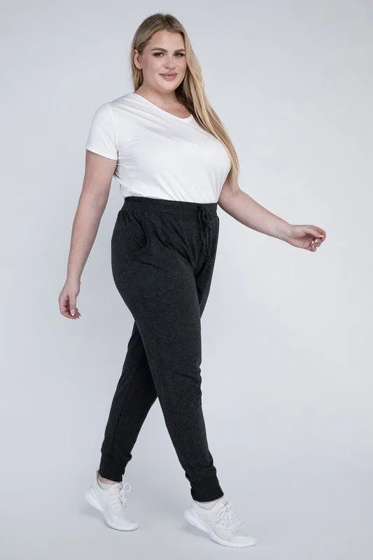 BLUE AGE Plus-Size Jogger Pants