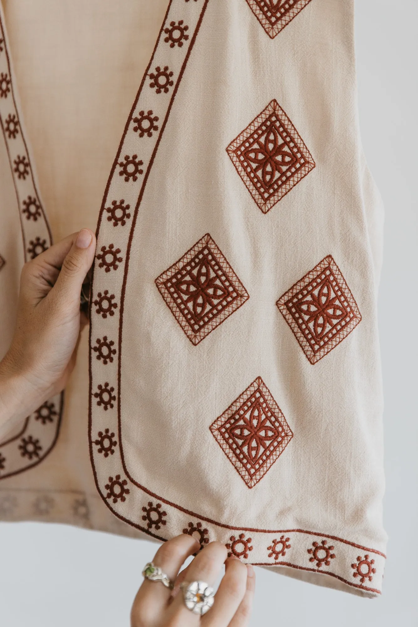 Boho Vest - Sage