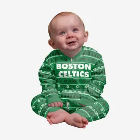 Boston Celtics Infant Family Holiday Pajamas