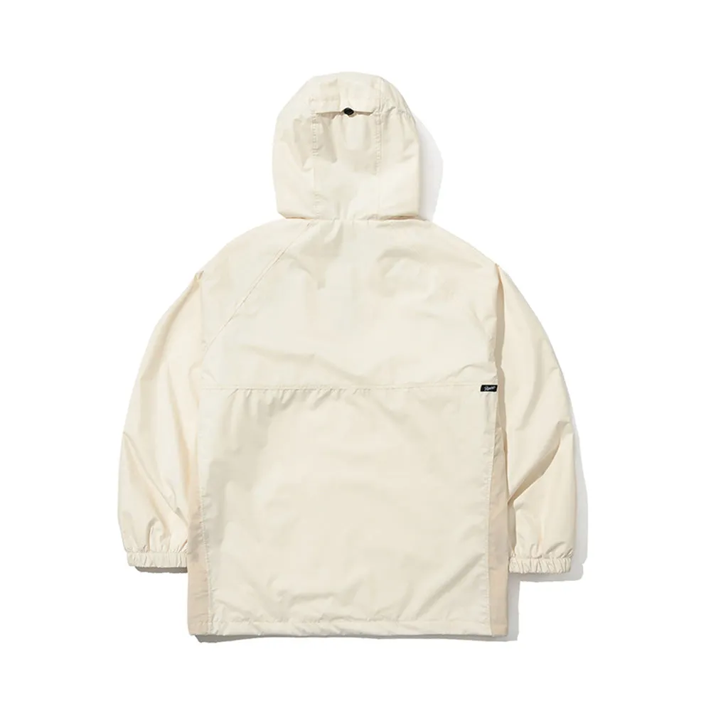 BOTH SIDES HOODED ANORAK JACKET CREAM
