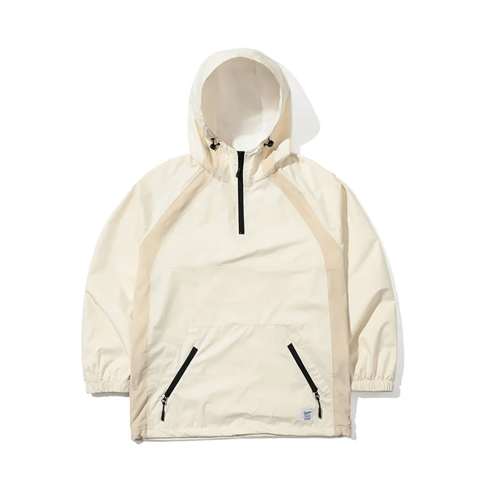 BOTH SIDES HOODED ANORAK JACKET CREAM