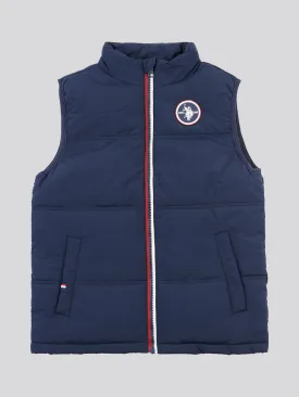 Boys Bellow Gilet in Navy Blue