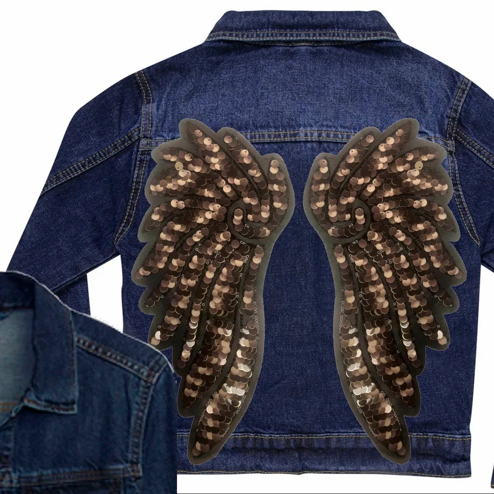 Bronze Wings Denim Jacket