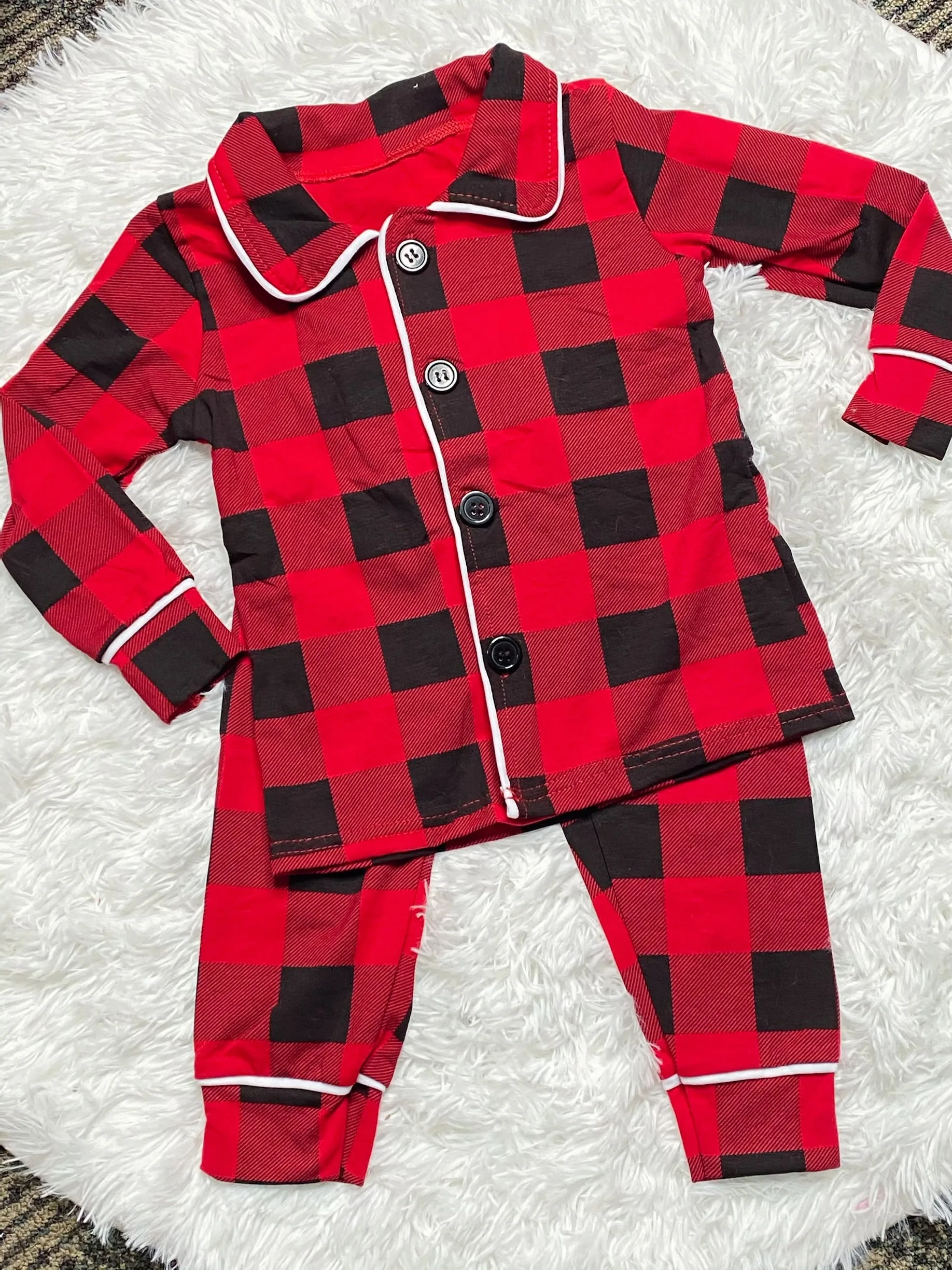 Buffalo Plaid Pajama Set