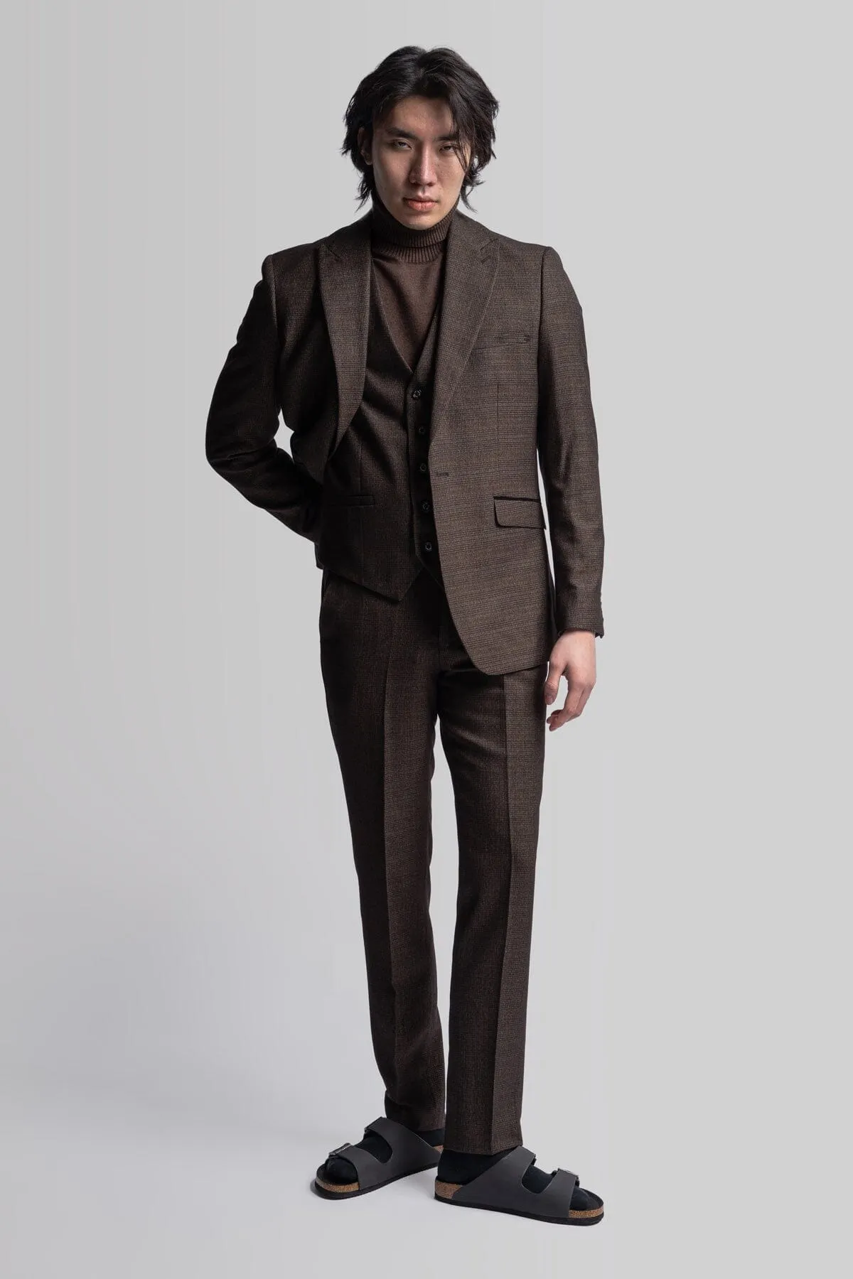 Caridi Brown 2 Piece Suit