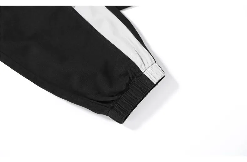 Casual Stripes Print Loose Jogger Pants