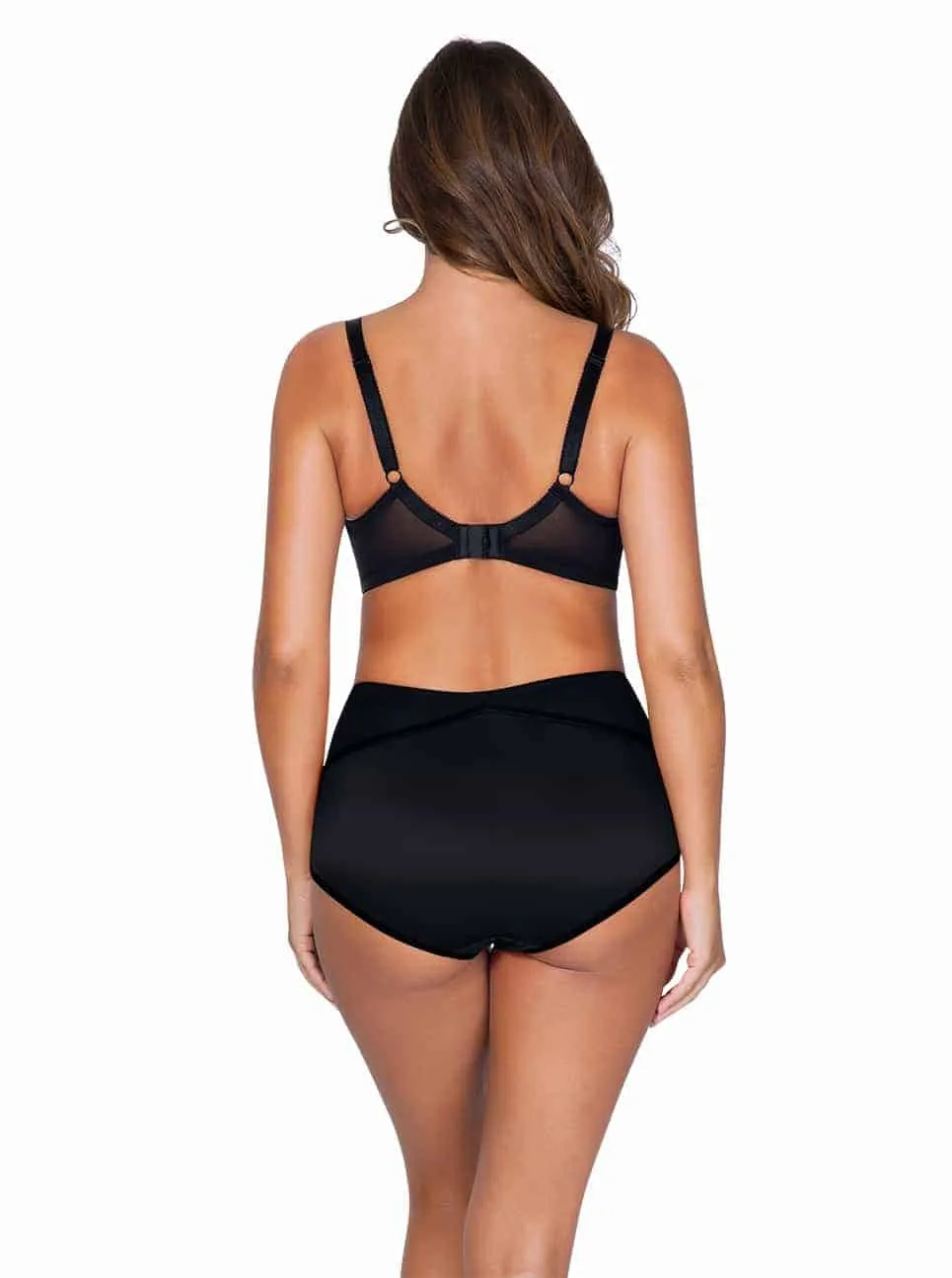 Charlotte Highwaist Brief - Black - 6917