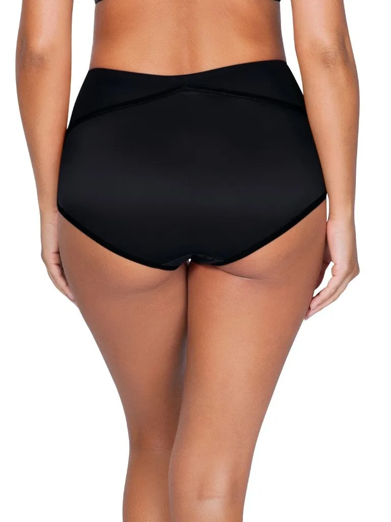 Charlotte Highwaist Brief - Black - 6917