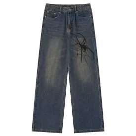 'Cobweb' Baggy Denim Jeans