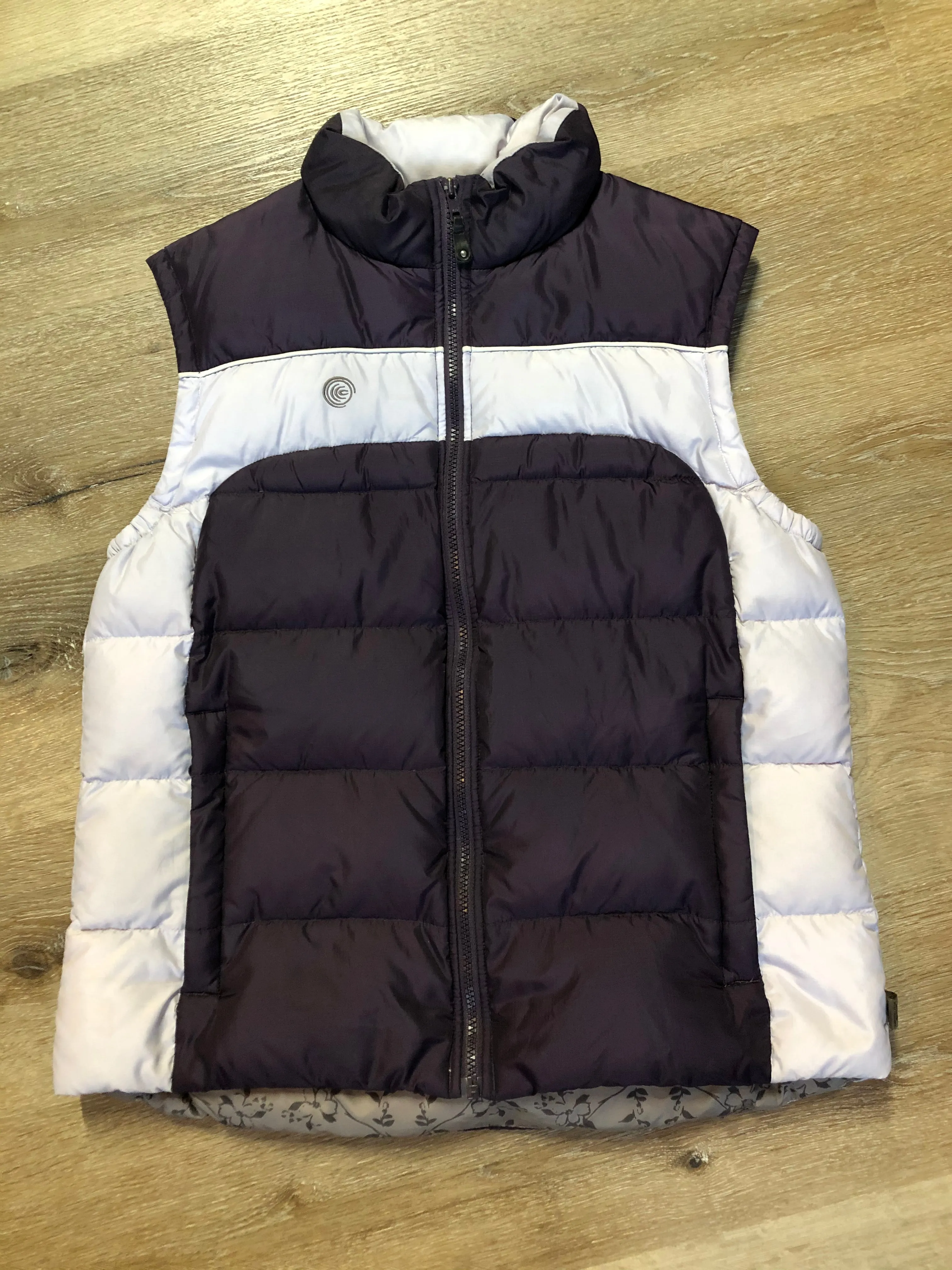 Columbia Purple Down Filled Puffer Vest