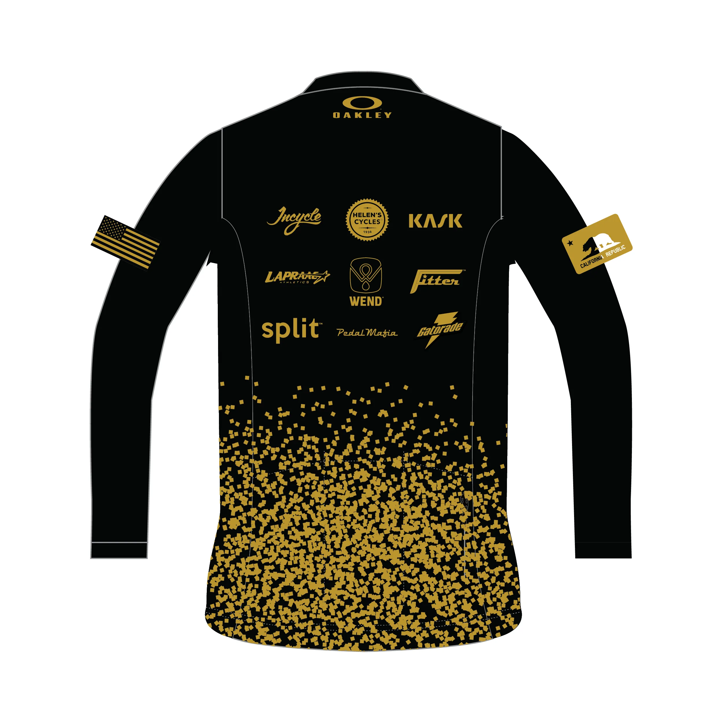 Custom Thermal Jacket - LAPD Gold
