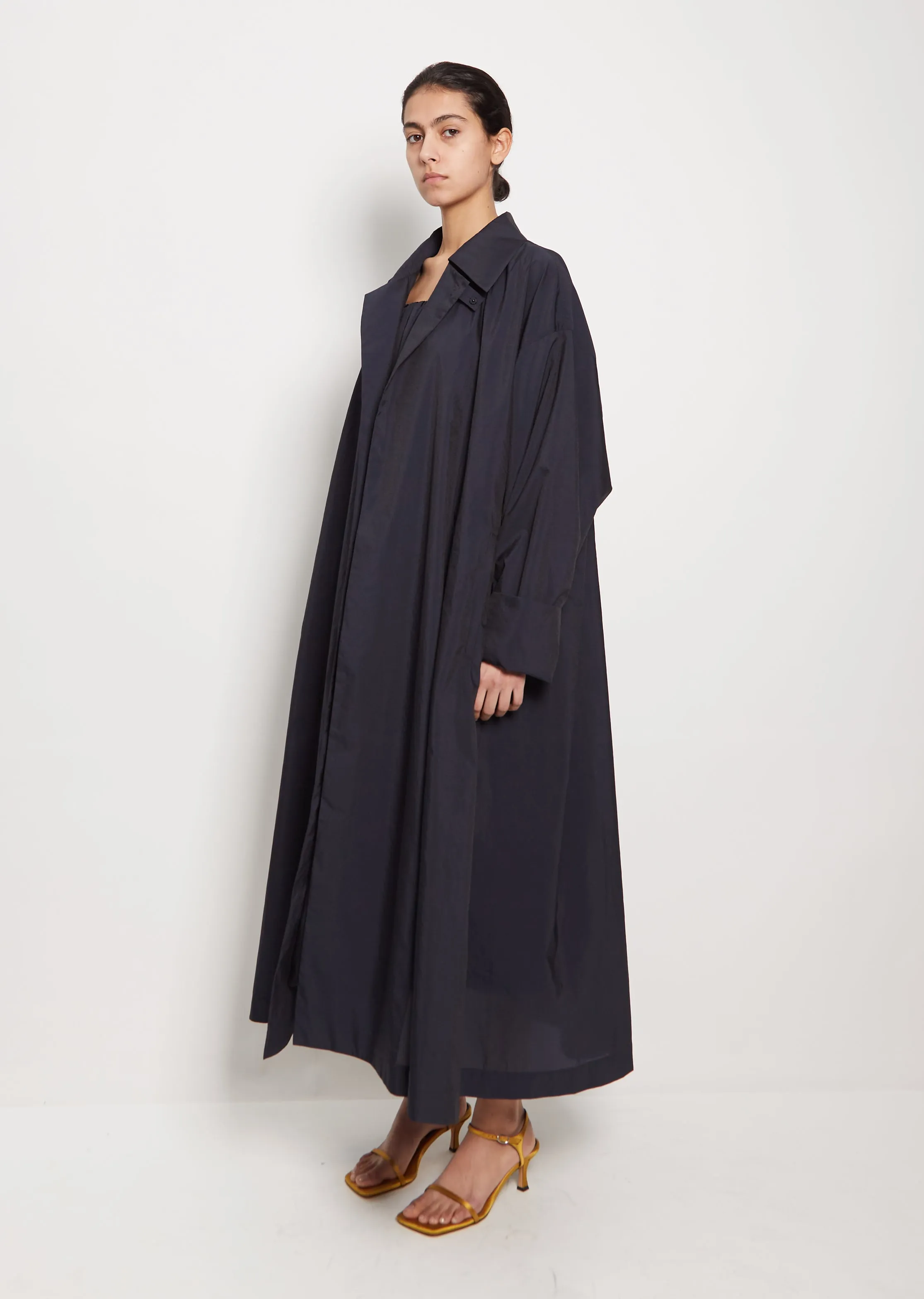 Decollete Dress — Navy