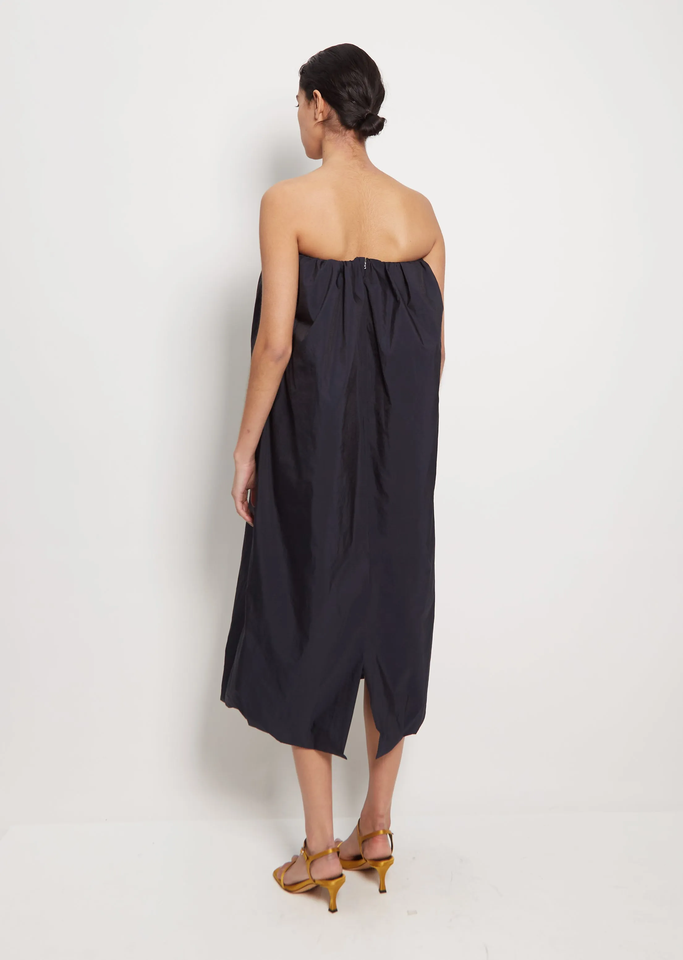 Decollete Dress — Navy