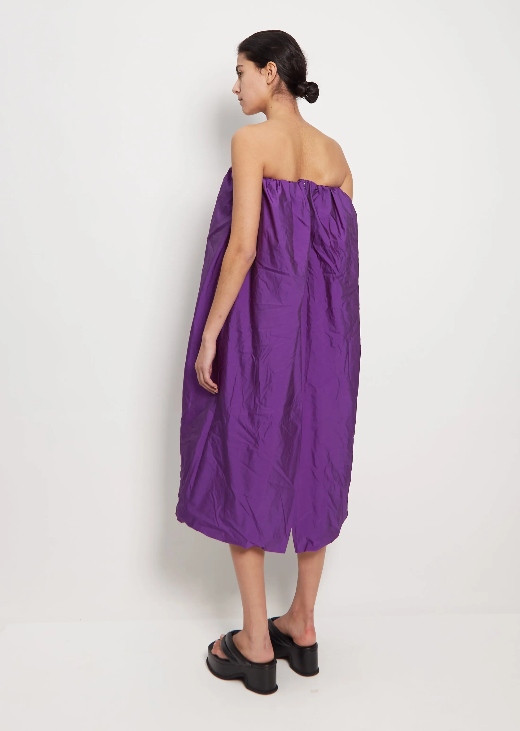 Decollete Dress — Purple