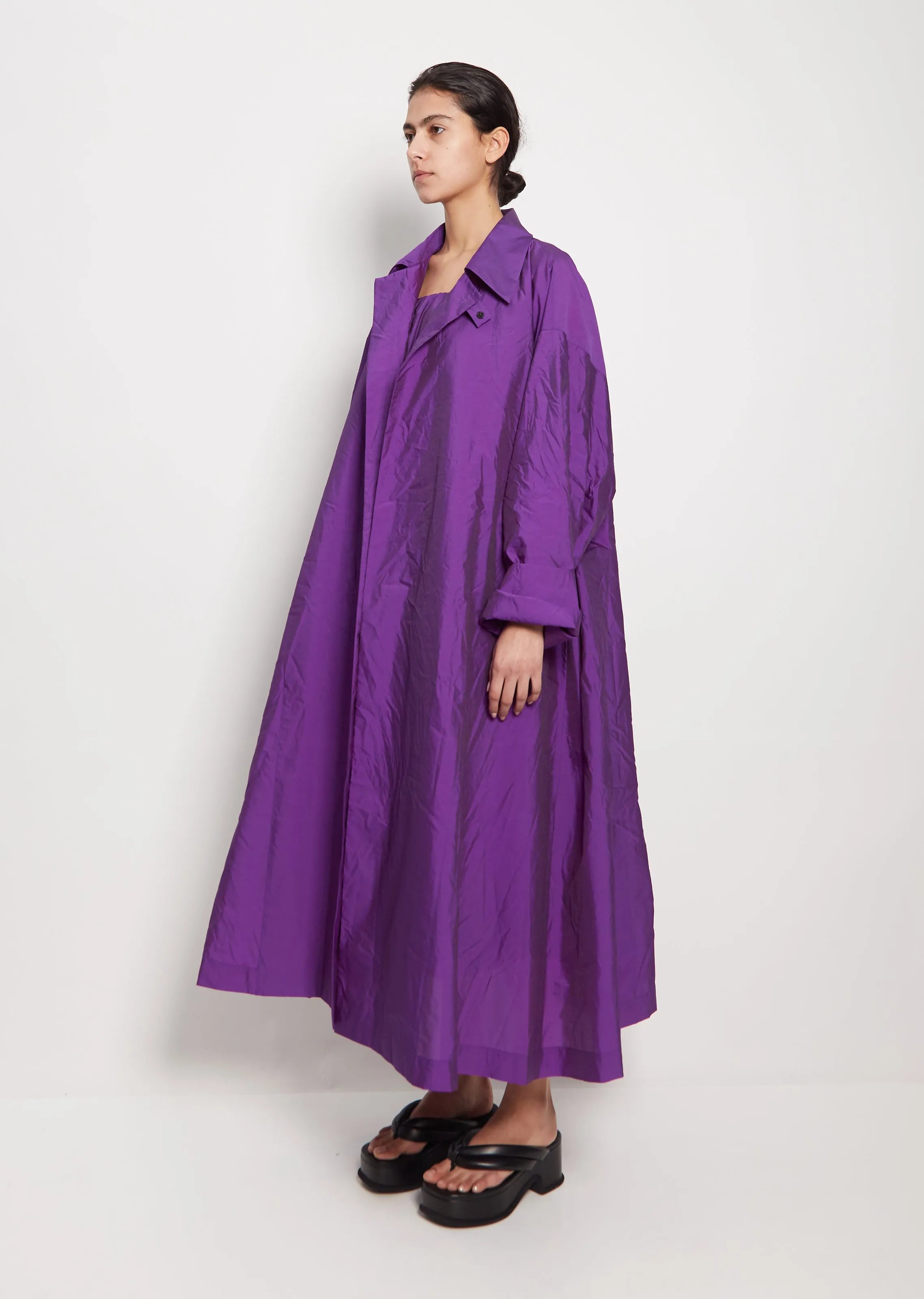 Decollete Dress — Purple