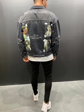 Denim Jacket Art Patch