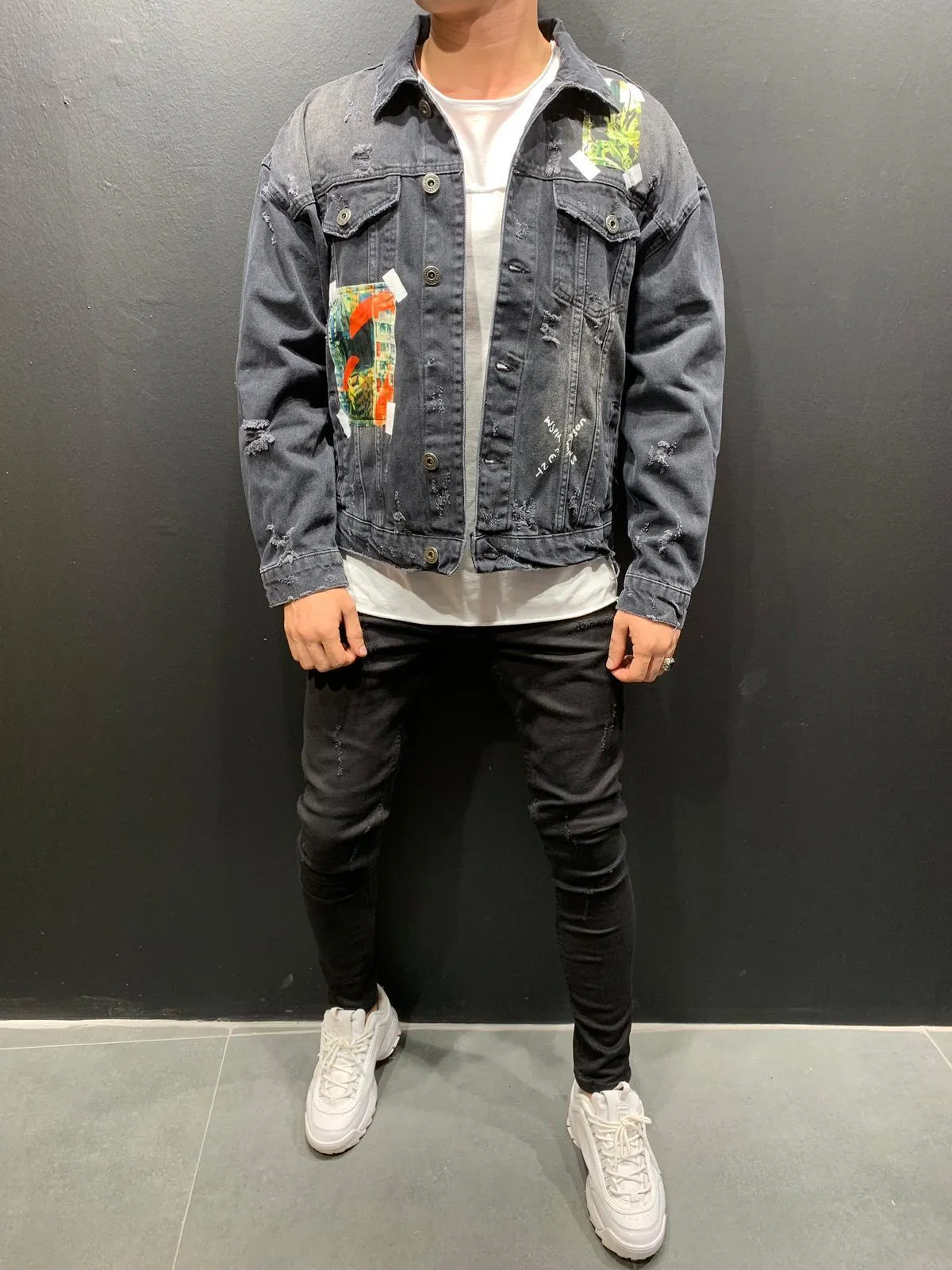 Denim Jacket Art Patch