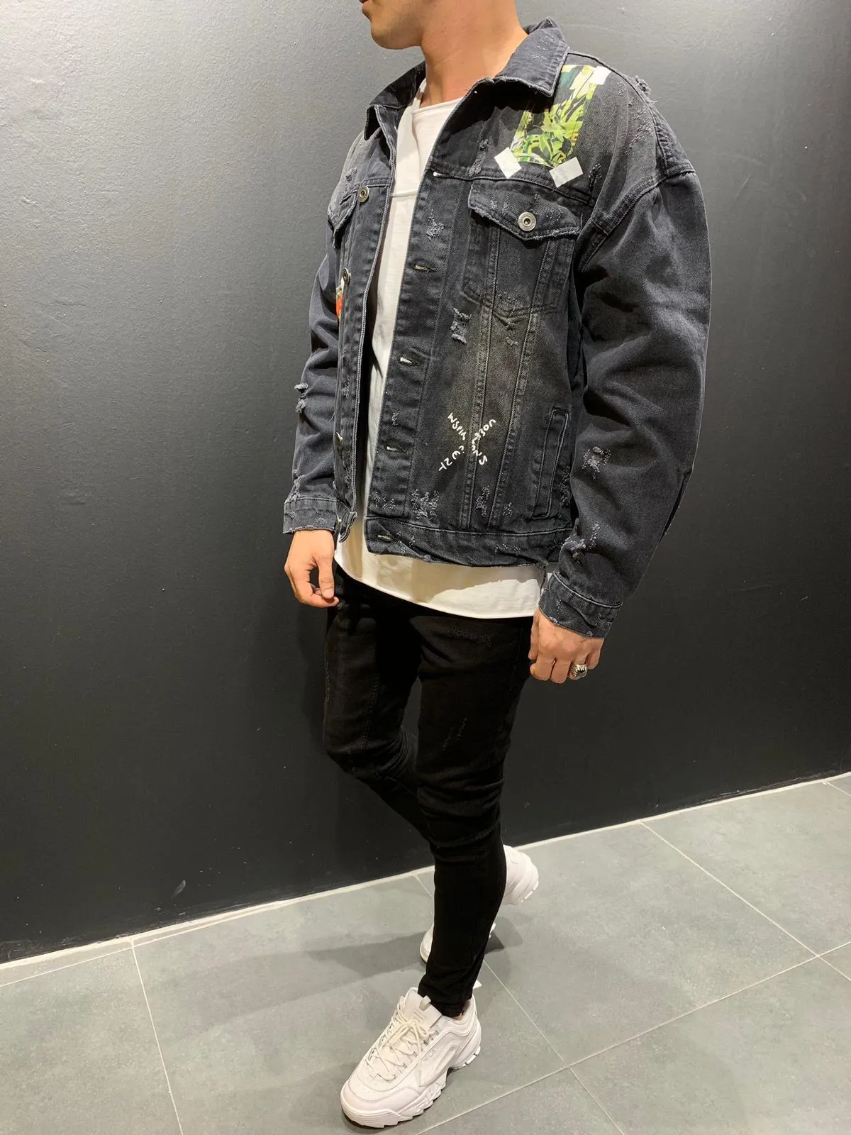 Denim Jacket Art Patch