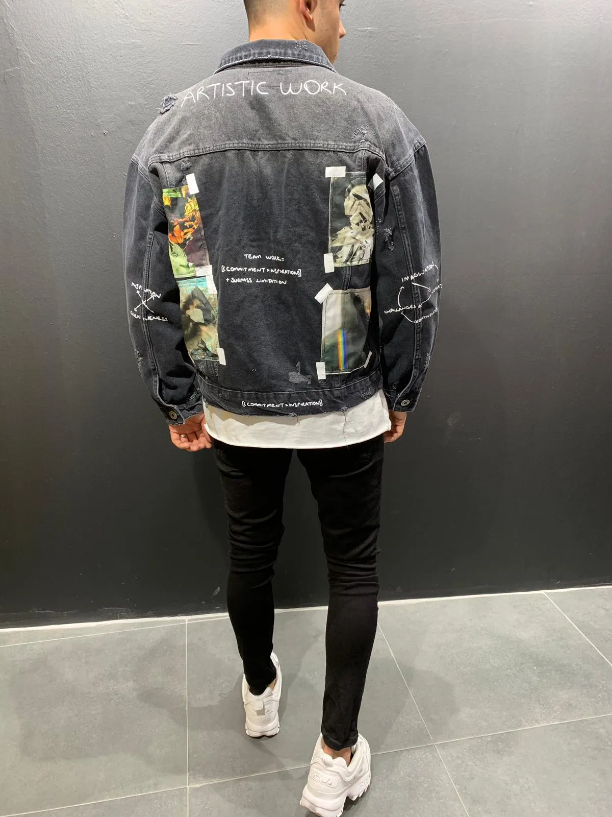 Denim Jacket Art Patch