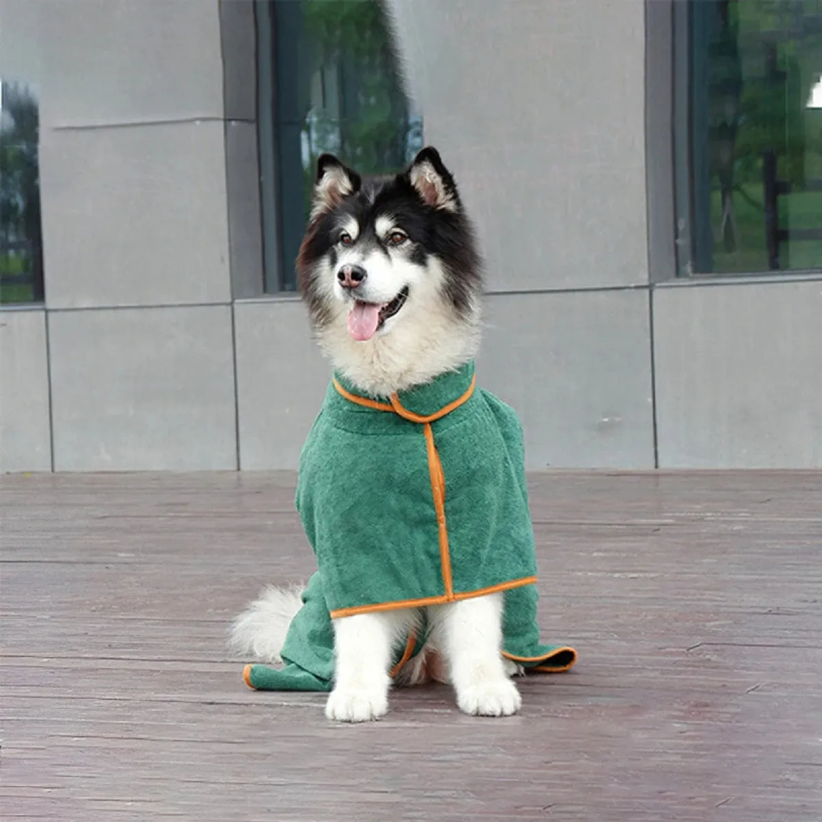 Dog Bathrobe Absorbent Pet Quick Drying Towel