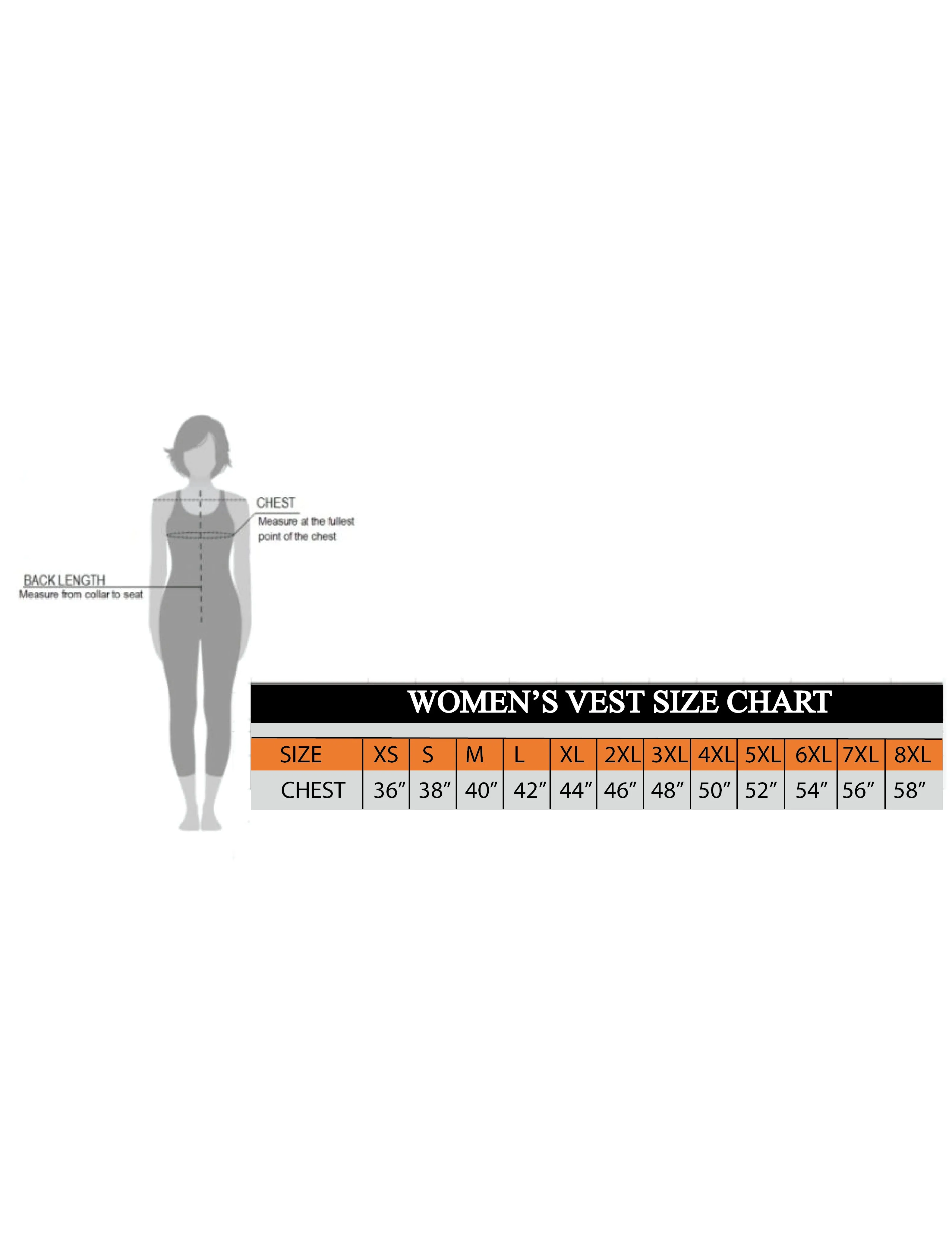 Dream Apparel Women's Black Concealed Pocket Vest with Side Laces