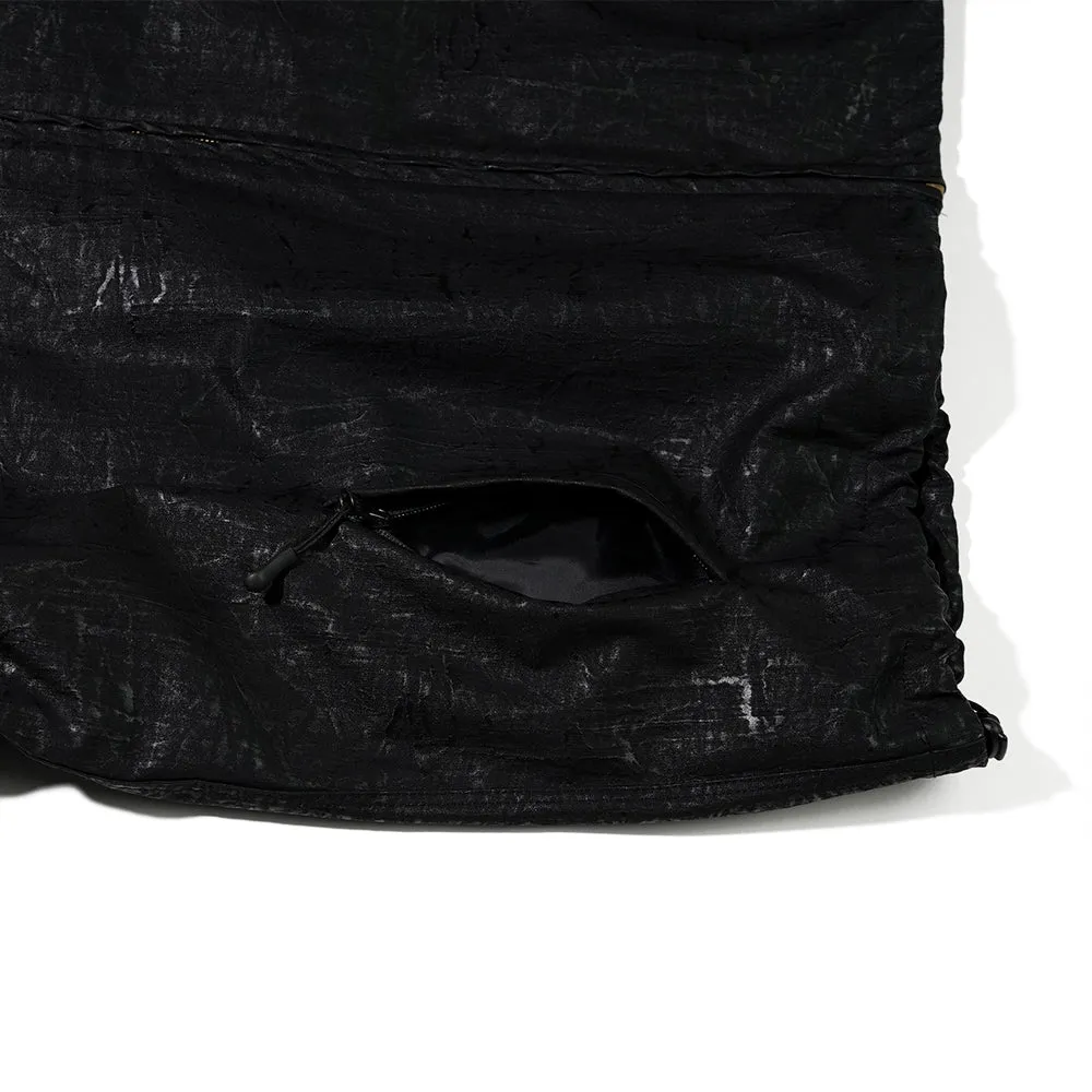 DSXBS LOGO LEATHER JACKET BLACK
