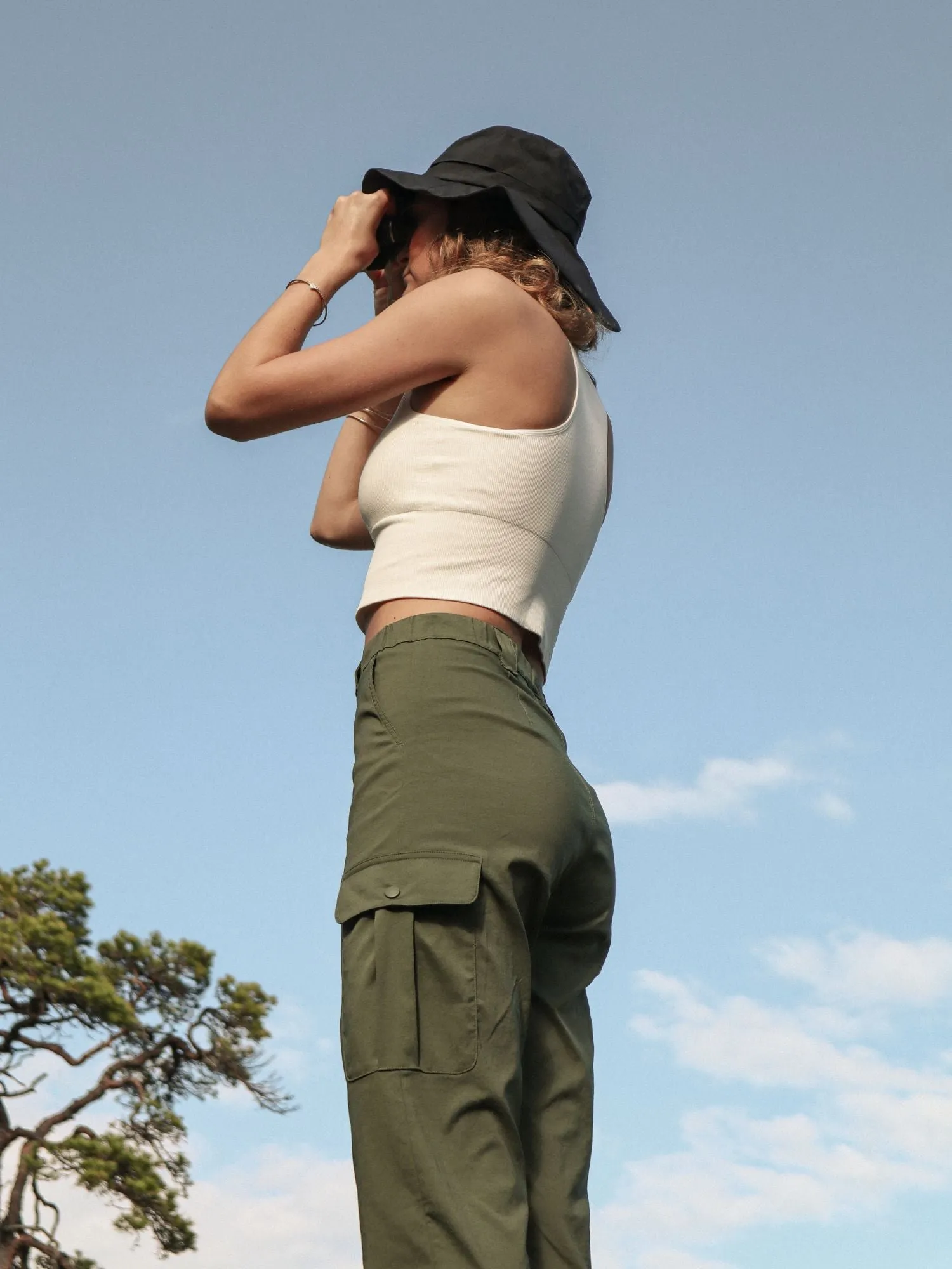 Elsa Cargo Pants Green