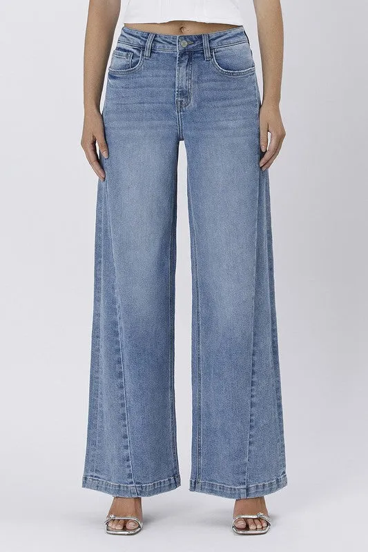 Enthuse High Rise Palazzo Jeans