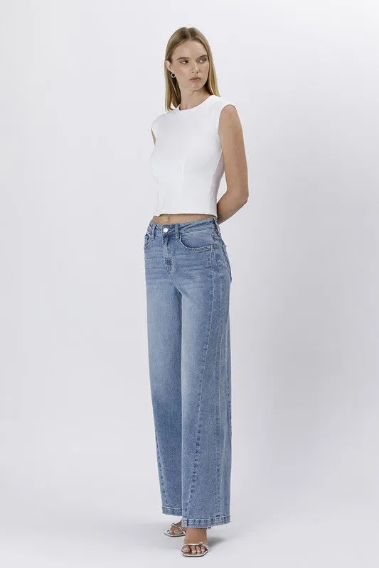 Enthuse High Rise Palazzo Jeans