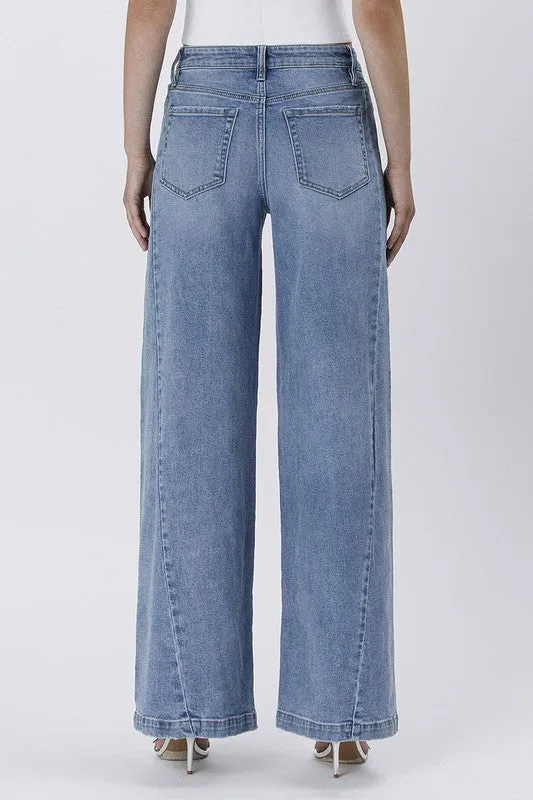 Enthuse High Rise Palazzo Jeans
