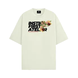 Exclusive Artworks Oversized T-shirt- Off-White