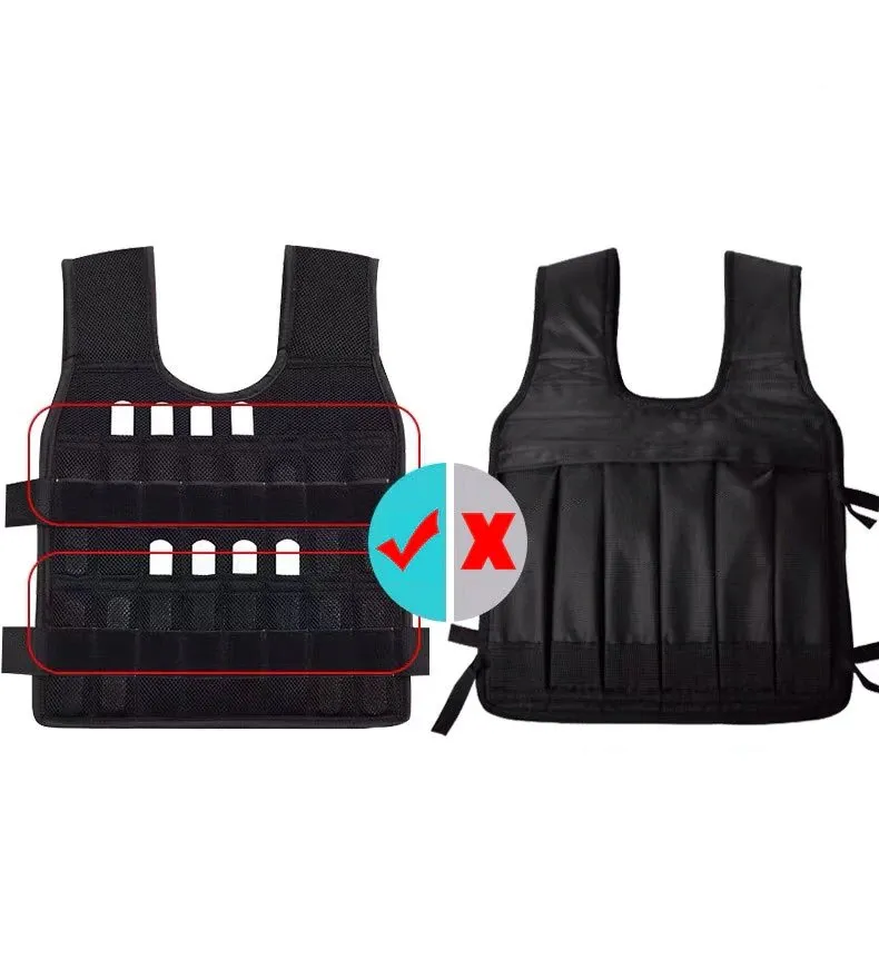 Exercise Weight Vest - 30KG Adjustable Exercise Loading Weight Vest for Fitness Training