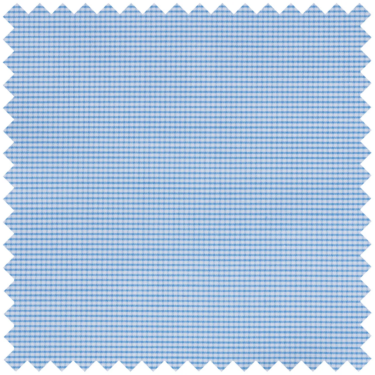 Fine Micro Check Soyella in Sky Blue
