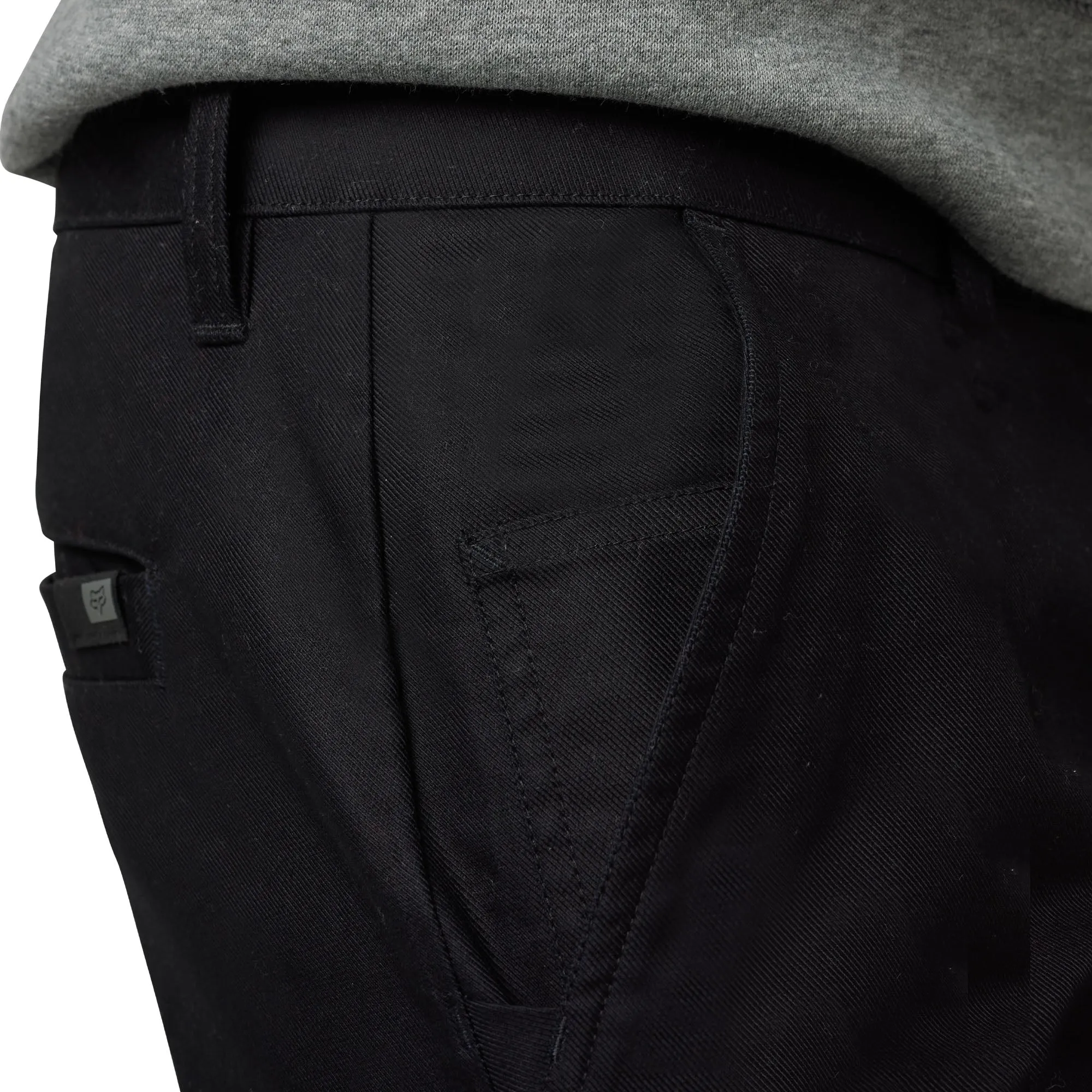 Fox Racing  Mens Essex Stretch Pants Chino Relaxed Fit Comfort Pockets Black