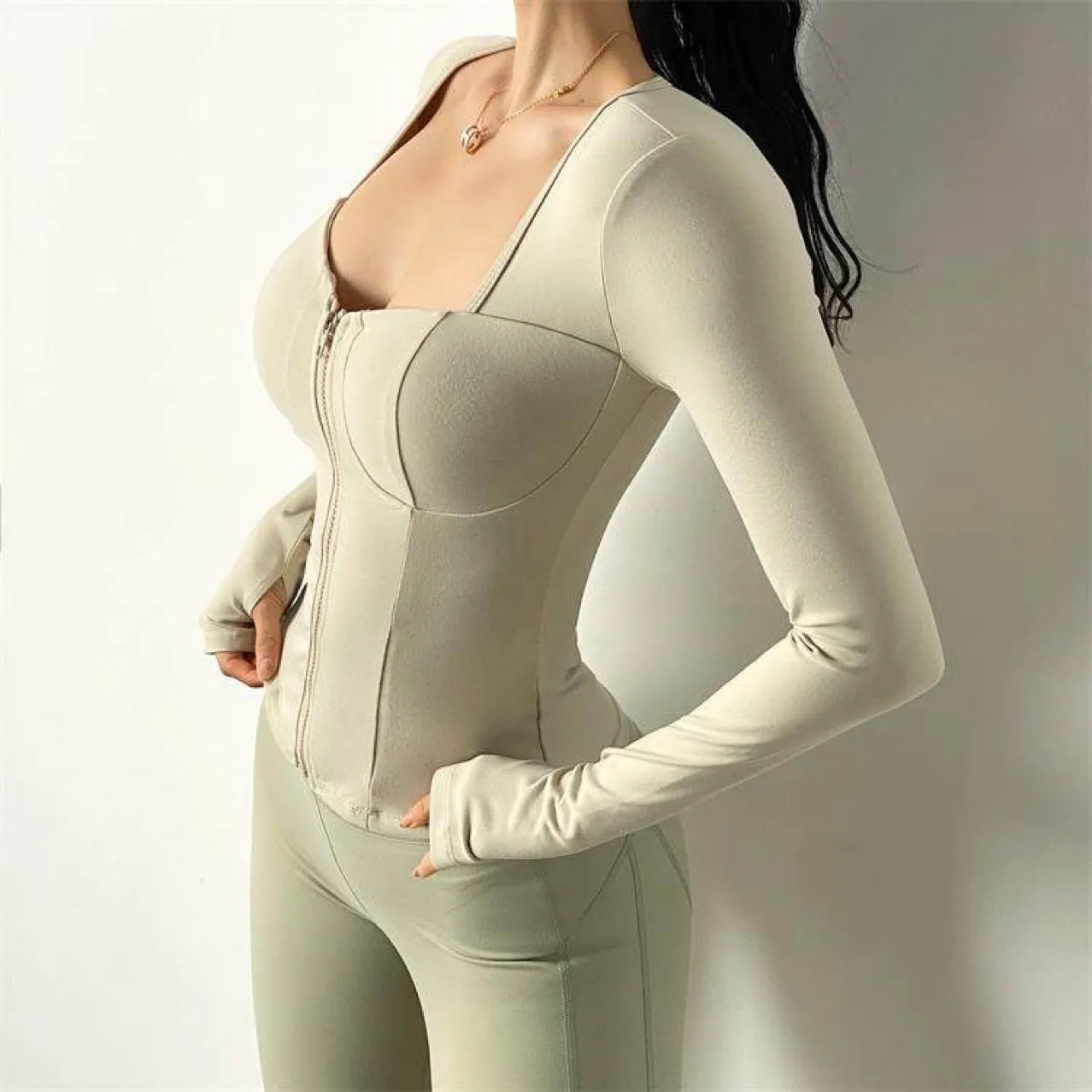 Girls Sexy Yoga Clothes Quick-Drying Training Workout Clothes With Chest Pad