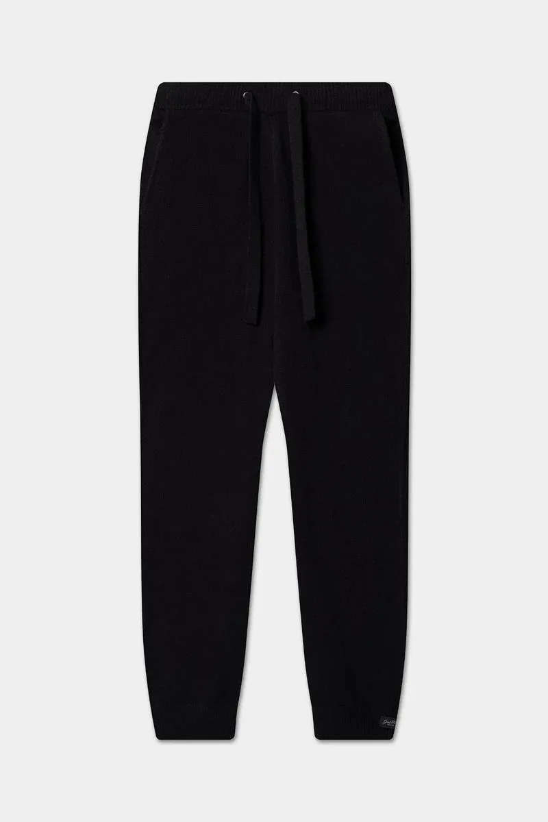 Good Man Jetset Jogger Recycled Cashmere | Black