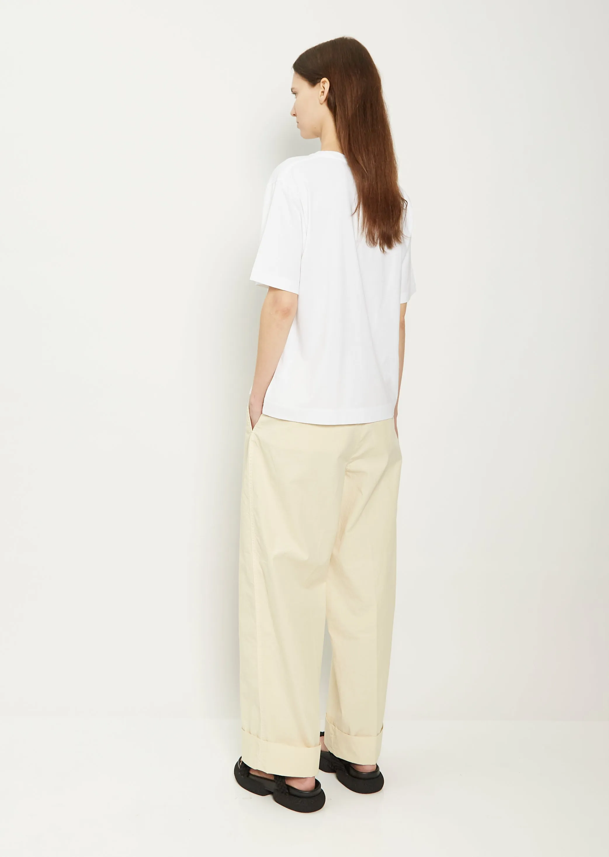 Heydu Cotton T-Shirt —White